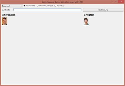 Zeiterfassung Screenshot